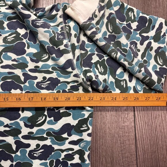 Bape ABC Camo Shark Full Zip Hoodie Blue Camo Medium Rare - Picture 13 of 13